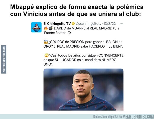 1211764 - Cuando Mbappé aun no hacía parte del régimen: