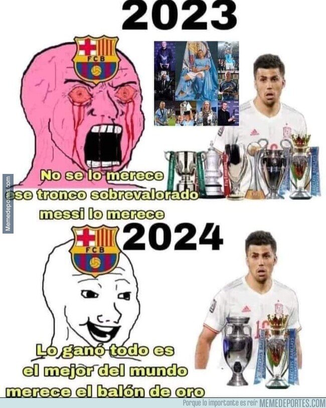 1211832 - Este año salen adeptos a Rodri hasta debajo de las piedras pero el año pasado cuando más lo merecía....