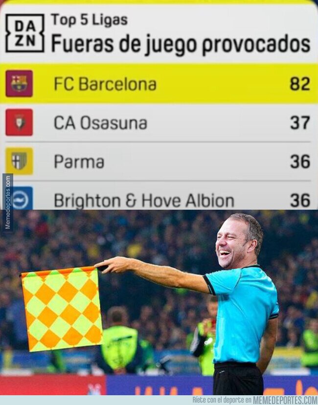 1211842 - El Barça, el rey del offside