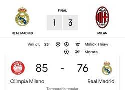 Enlace a Menuda semana del Real Madrid contra el Milán