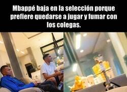 Enlace a Mbappé va a cara descubierta. Ya es un progreso