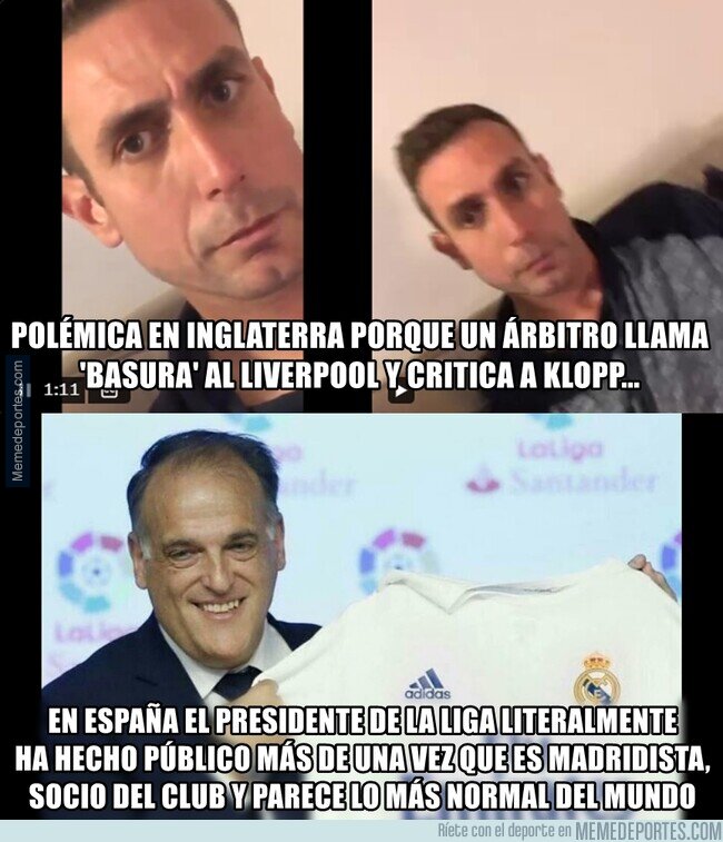 1212136 - A ese árbitro en España le dan un puesto en el Chiringuito o en Movistar