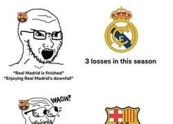 Enlace a Ya sabes lo que dicen, entre más grandes más suena la caída. Por eso las derrotas de uno y otro son dimensionadas de forma diferente.