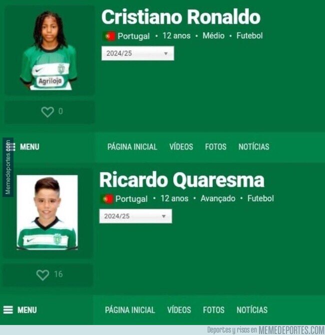 1212160 - En las juveniles del Lisboa hay dos jugadores con nombres bastante curiosos