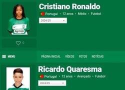 Enlace a En las juveniles del Lisboa hay dos jugadores con nombres bastante curiosos