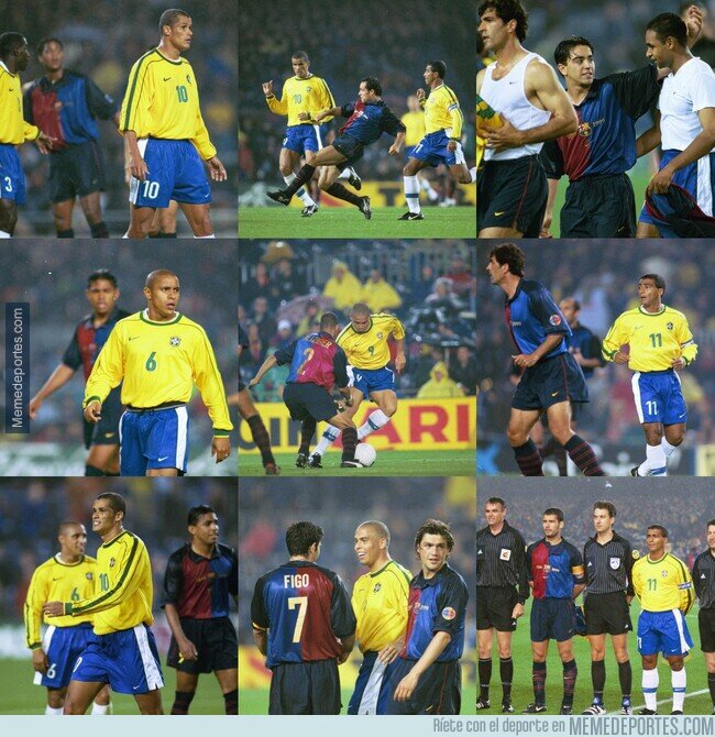 1212357 - En 1999 Barça y Brasil se enfrentaron en el Camp Nou