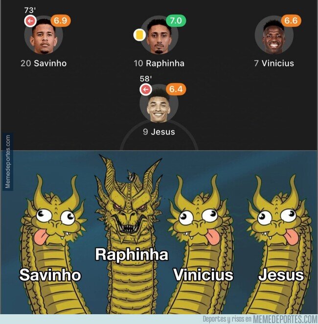 1212388 - Raphinha tirando del carro brasileño