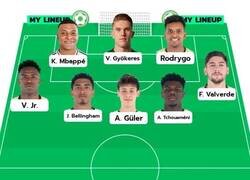 Enlace a Posible alineación de los nuevos galácticos la temporada que viene