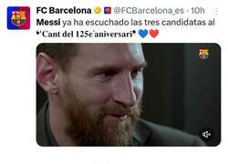 Enlace a Culés viendo a Messi volver a colaborar con el Barça