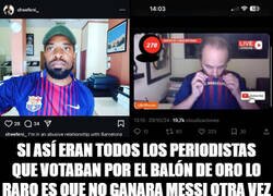 Enlace a La payasada del balón de oro con los periodistas de Namibia y el Salvador