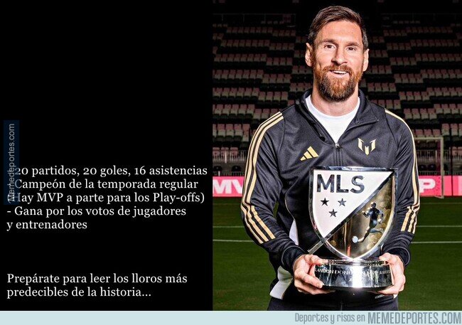 1212857 - Messi gana el premio a mejor jugador de la MLS