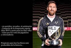 Enlace a Messi gana el premio a mejor jugador de la MLS