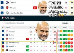 Enlace a ¿Qué prefiere Guardiola? ¿Que pinchen delante? ¿O que pinchen detrás? Casi mejor que gane el Arsenal...