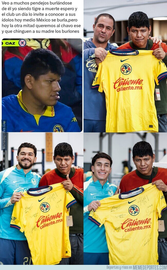 1212981 - El joven hincha del América que superó el bullying en internet y se rió al último