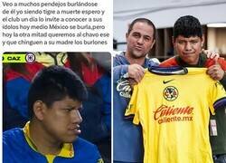 Enlace a El joven hincha del América que superó el bullying en internet y se rió al último