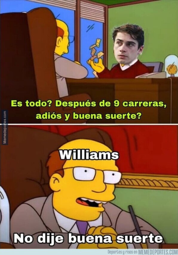 1213119 - Williams y Colapinto separan sus caminos