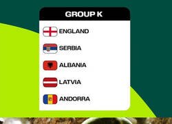 Enlace a Serbia y Albania en el mismo grupo de clasificación al Mundial...