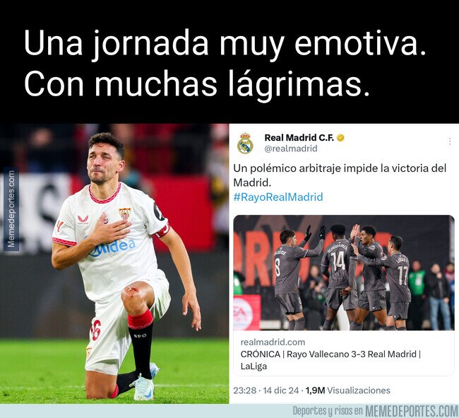 1213151 - Muchas lágrimas esta jornada