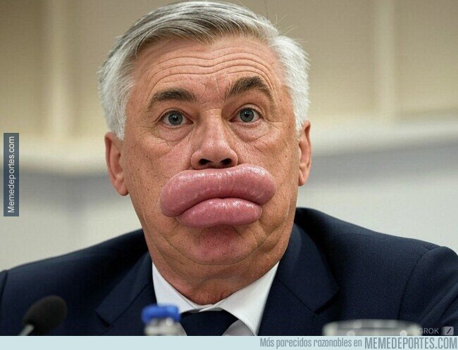 1213247 - Ancelotti salió raro a la última rueda de prensa...