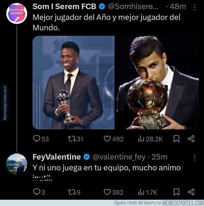 1213440 - El mejor del mundo y el mejor del año