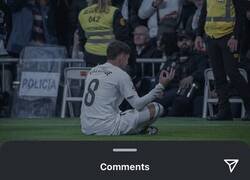 Enlace a Muy top lo de Bellingham pidiendo a Valverde que anote un gol normal