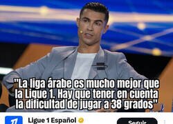 Enlace a La Ligue 1 contesta a Cristiano
