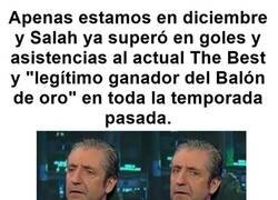 Enlace a Ya, pero Salah no juega en el Madrid...