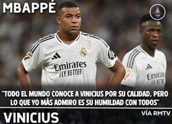 Enlace a Humildad y Vinicius en la misma frase, hay que reírse