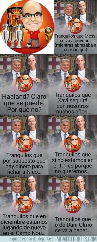 1213901 - Míster Chip pone en su sitio a Laporta, “El mentiroso siempre es pródigo en juramentos.”