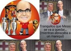 Enlace a Míster Chip pone en su sitio a Laporta, “El mentiroso siempre es pródigo en juramentos.”