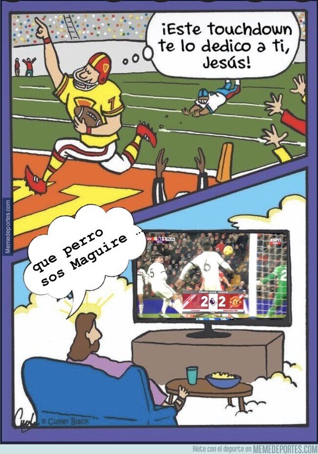 1214063 - Harry Maguire nos quita años de vida a todos