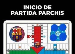 Enlace a Cuando escoges las fichas del Barça en el parchis, juegan con otras reglas.