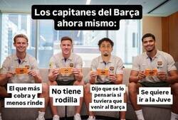 Enlace a Los capitanes del Barça ahora mismo
