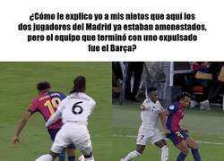Enlace a El Barça humilla al Madrid aun jugando 10 contra 12