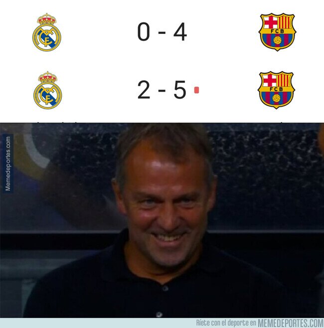 1214207 - 9 goles de Flick al Madrid en dos partidos