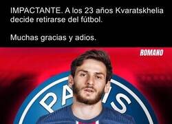 Enlace a Estamos aquí reunidos para despedir la carrera de Kvaratskhelia