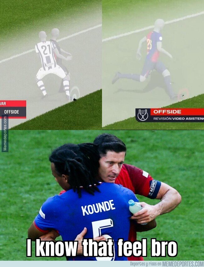 1214300 - Fuera de juego milimétrico a lo Lewandowski