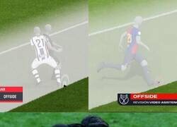 Enlace a Fuera de juego milimétrico a lo Lewandowski