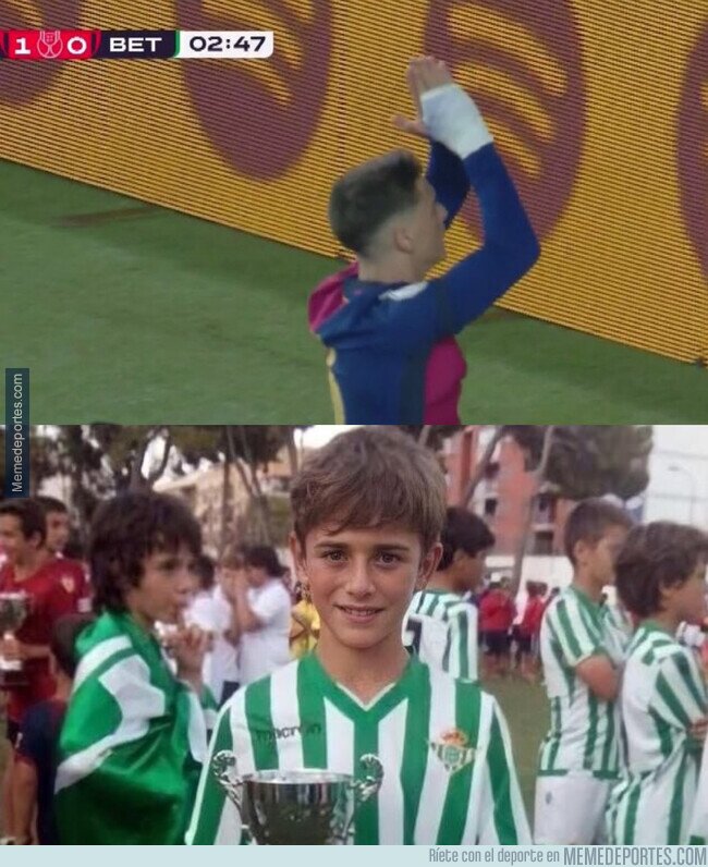 1214367 - Gavi no celebró su gol por su pasado verdiblanco