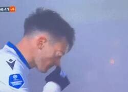 Enlace a ¿WTF? En Francia a este jugador se le sale un ojo tras sonarse la nariz
