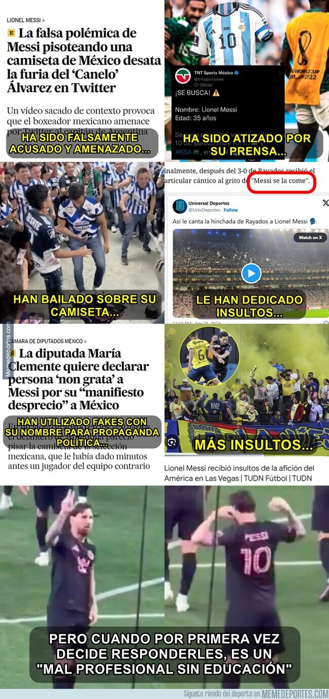 1214465 - ¿Alguien sabe por qué México intenta forzar una rivalidad con Messi?