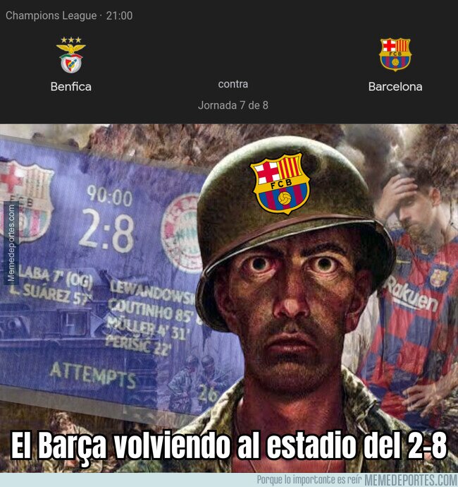 1214498 - El Estadio Da Luz no trae buenos recuerdos a los culés