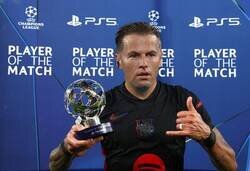 Enlace a Danny Makkelie MVP del Barça frente al Benfica