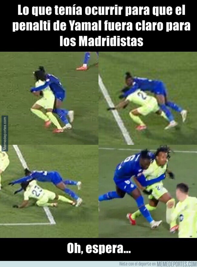 1214565 - ¿No convenía hablar de árbitros contra el Getafe, verdad?