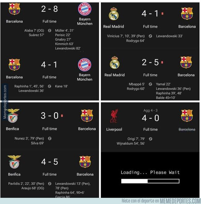 1214650 - El Barça lleva 3 de 4 venganzas consumadas