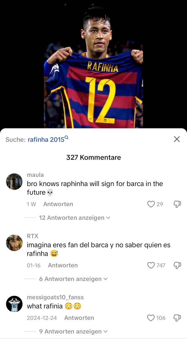 1214801 - Neymar predijo a Raphinha en 2015