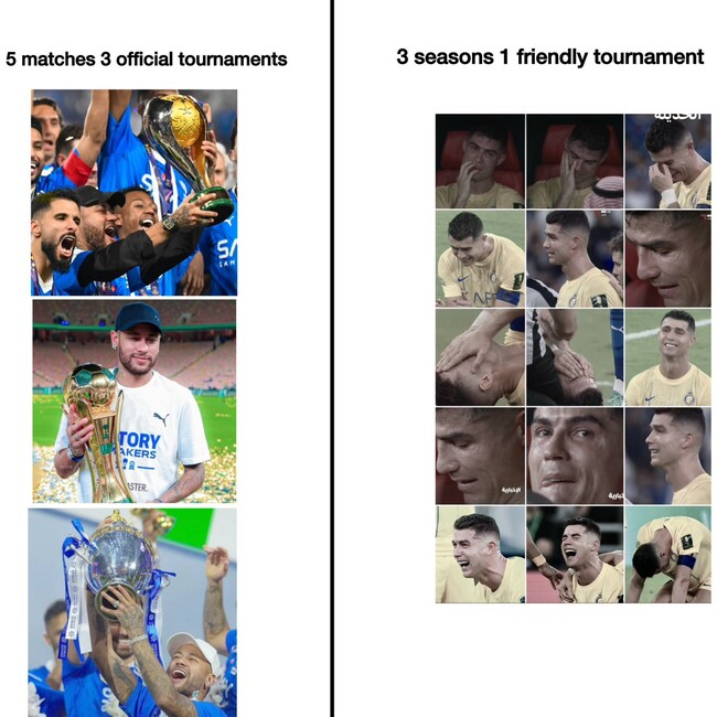 1214816 - Tremendo lo de Neymar y Cristiano en Arabia