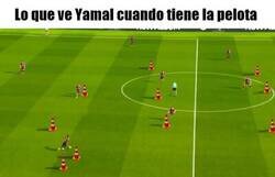 Enlace a Yamal es dulce con el regate