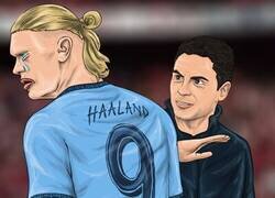 Enlace a Arteta y su Arsenal se la devuelven a Haaland