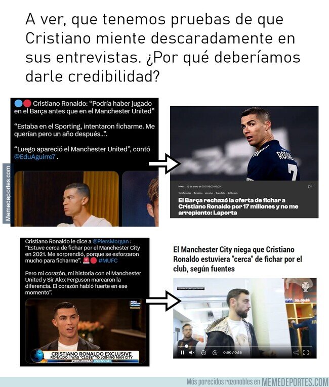 1215172 - ¿Sabe Cristiano que cada vez que agarra un micrófono el mundo lo mira incrédulo?